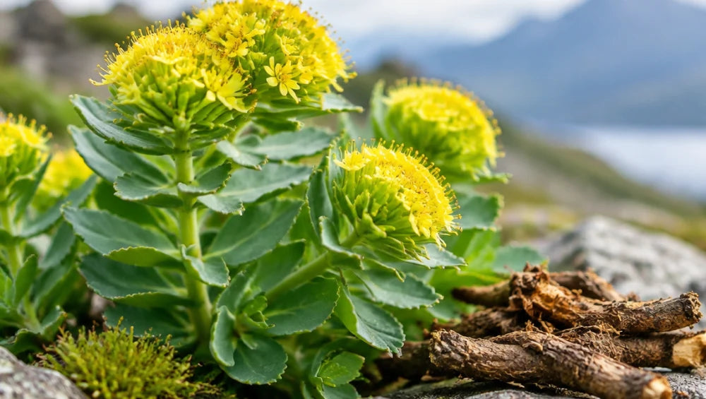 Image de rhodiola, une plante aux nombreux bienfaits pour le corps humain.