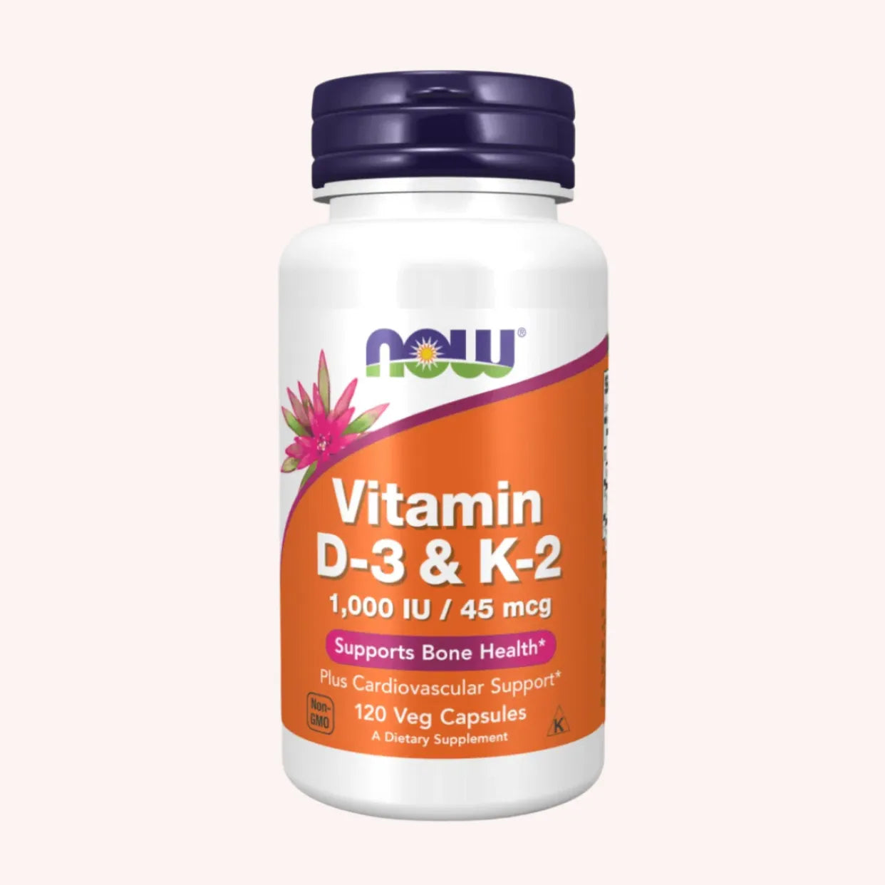 Vitamine D3 K2 - Now Foods